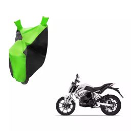 Auto Pearl Waterproof Two Wheeler Cover For Revolt RV 400 (Green & Black)-14