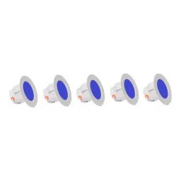 GENERIC 7 W Round LED Recessed Ceiling Lamp Red (Pack of 5), CON_R05 image 1