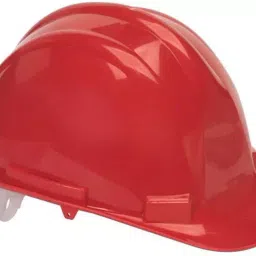 Japsin Instrumentation Safety Helmet Without Rachet Red Color Pack of 10-74