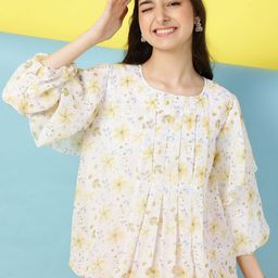 Miss & Chief Floral Print Georgette Top-picture-29