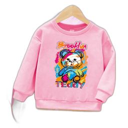 Joggers Park Kids-Unisex Pink Cotton Sweatshirts-image-94