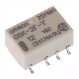 Omron Surface Mount Relay DPDT 1315 Ω DC 12 V, G6K-2F-Y 12DC-29