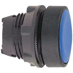 SCHNEIDER ELECTRIC Switch Actuators PUSHBUTTON HEAD, FLUSH, BLUE, ZB5AA6-28