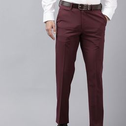 Van Heusen Men Slim Fit Formal Trousers-image-80