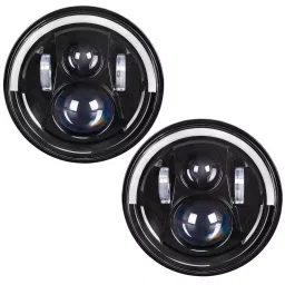 AllExtreme EXHL7IP2 Headlight Compatible for Motorcycles & Cars - Blue (Set of 2 )-picture-36