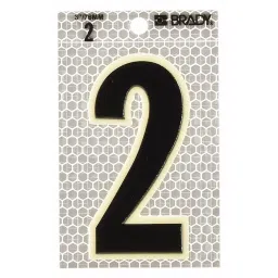 BRADY Number Label 76.2 mm (3 Inch) Character Height Archivo Narrow Font, 14R138 (Pack of 10 Pcs)-image-78