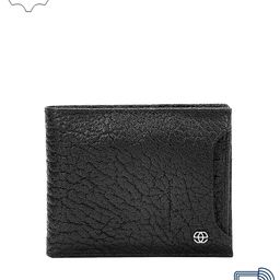 Eske Men Black Textured Leather Two fold Wallet-picture-18