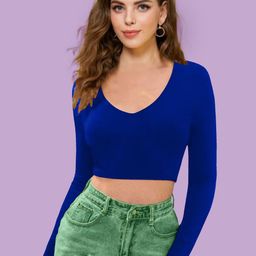 Dream Beauty Fashion Women Fitted Crop Top-picture-17