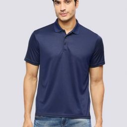 playR Men Dri-FIT Solid Polo Collar T-shirt-image-94