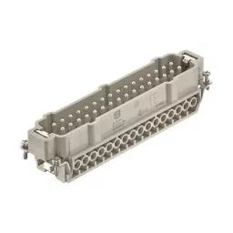 Harting Heavy Duty Connector Inserts / Modules HEAVY DUTY INSERT, PLUG, 32POS, 16A, 09330322601-13