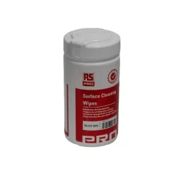 RS PRO Wet Electronics Wipes, Dispenser Box of 100, 2173914-21