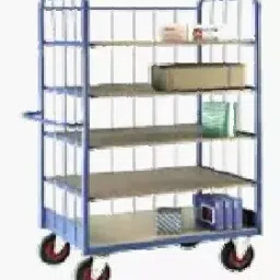 SUWAS TROLLEY STORE 600 Kg Load Capacity Mild Steel/Iron Material Handling Trolley, SU-MHT-010-29