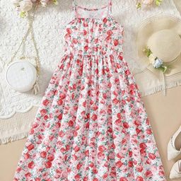 BAESD Floral Print Fit & Flare Maxi Dress-image-80