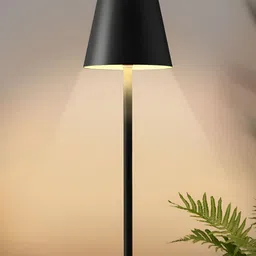 Homesake Black Frustum Shaped Table Lamp-image-7