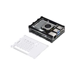 Raspberry Pi 5 9-Layer Case Acrylic Shell Raspberry Pi 5 Case Compatible with Raspberry Pi 5 2GB, 4GB, 8GB, 16GB and Active Cooler - RS5779Raspberry Pi 5 9-Layer Case Acrylic Shell Raspberry Pi 5 Case Compatible with Raspberry Pi 5 2GB, 4GB, 8GB, 16GB and Active Cooler - RS5779 image 2