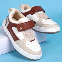 Pine Kids Velcro Closure Casual Shoes - Beige-image-63
