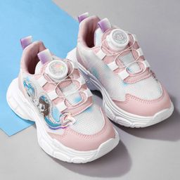 Cute Walk by Babyhug Slip On Sports Shoes With Mermaid Applique - Pink-image-84