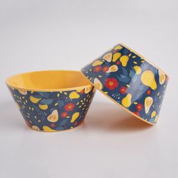 Superware Melamine Kids Snack Bowl 5.5" Peary -Yellow (Set Of 2)-5