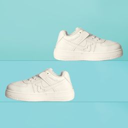 FEETWELL SHOES Solid Lace Up Sneakers - White-image-57