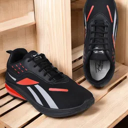 Spotwalk Men Mesh Woven Design Lace ups Sneakers-image-10