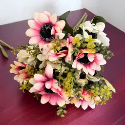 Art Street Red & Green 2 Pieces Sunflower Artificial Flower-image-96