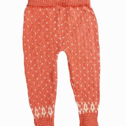 Shilpshakti Abstract Designed Handmade Pant - Orange & Off White image 3