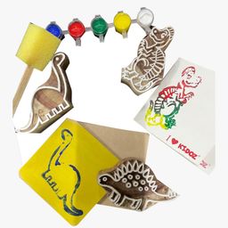 Kidoz Fun Dino Roar Stamp Kit - Multicolor image 3