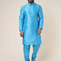 W & G Men Regular Kurta with Churidar-image-73
