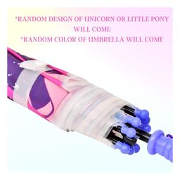 Puchku Unicorn Umbrella Multi Design - Pack of 1 image 4