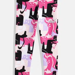 Puma Girls Essential+ Street Art Printed Tights-image-58