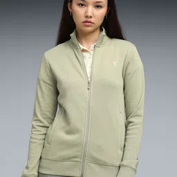 Puma Women Essentials Cotton Zippered Full-Zip Jacket-picture-55