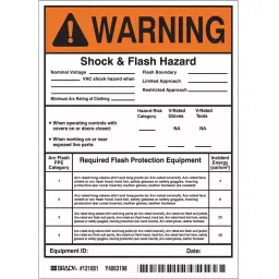 BRADY Permanent Adhesive Label 7 inch Height 5 inch Width Vinyl, 5RB63 (Pack of 5 Pcs)-image-82