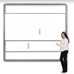 Alkosign 2400x2400mm Porcelain Ceramic White Up Down Writing Board with Dry Wipe Marker AUD DC240240-image-28
