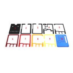 Raspberry Pi 5 Rainbow Case, Raspberry Pi 5 10-Layer Acrylic Case Colorful Translucent Acrylic Shell, Compatible with Active Cooler - RS5781Raspberry Pi 5 Rainbow Case, Raspberry Pi 5 10-Layer Acrylic Case Colorful Translucent Acrylic Shell, Compatible with Active Cooler - RS5781 image 5