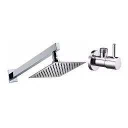 Fastgear Turbo Faucet Set with Shower Stainless Steel Chrome Finish Silver, FG2384 ( Pack of 2)-image-96