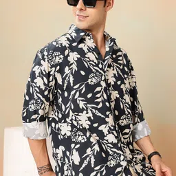 Mast & Harbour Relaxed Fit Floral Printed Casual Shirt-picture-21