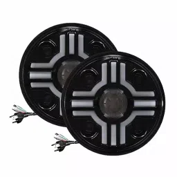 Oswin Gold OG-5-2 75 W 17.78 cm (7 Inch) Round White LED Headlight with Hi/Low Beam for Bullet, Harley Davidson & Jeep Wrangler (Set of 2 Pcs)-picture-42