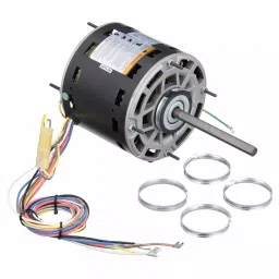 Dayton Stud Mount 3/4 to 1/5 Hp Direct Drive Blower Motor 4 No. of Speed Single phase, 5RHT9-image-59