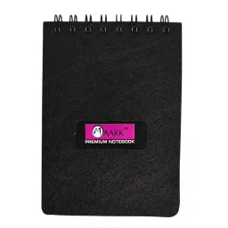 Staprico Pocket Notebook A7 Wiro Bound 92 Page Double-Side Ruled Black (Pack of 10)-picture-19