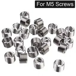 Wolfride Thread Repair Kit M5x0.8 mm Helicoil Insertion Tool for Restoring Damaged Threads, W1-0UAR-EHMY (Set of 30) image 5