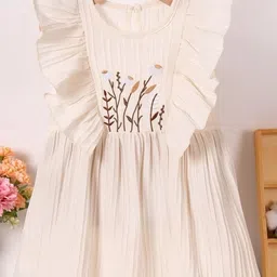 LULU & SKY Flutter Sleeve Fit & Flare Dress-image-50