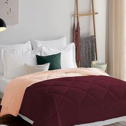 RF RELAXFEEL Maroon Microfiber Heavy Winter 210 GSM Double Bed Comforter-image-99