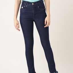 FOREVER 21 Women Frayed Hem Stretchable Jeans-image-13