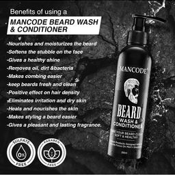 Mancode Beard Wash & Conditioner 200ml image 5