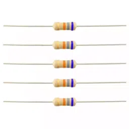 Invento 0.25 Watts 68K Ohms Carbon Film Resistors ISC 1848-4-23
