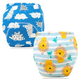 Bembika Babies Cotton Potty Training Pants Printed Design Pack 2 Medium Size - Multicolor-image-36