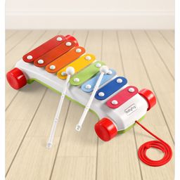 Babyhug Pull Along Xylophone- Green-13