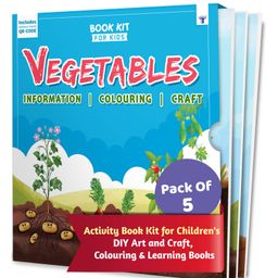 Vegetable Book Kit | Activity Book for Kids | Pack of 5-image-16