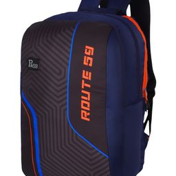 HARISSONS R59 Chad Navy Orange Casual backpack design for men & woman.(Age-6 to 9 Year-Height 18 Inches)-image-60