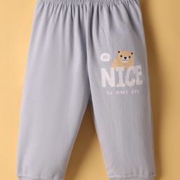 Tango Knit Full Length Fleece & Woolen Lounge Pant With Text Print - Lilac-picture-5
